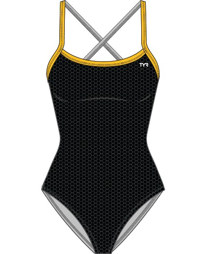 TYR Durafast Elite (Black/Gold (008))